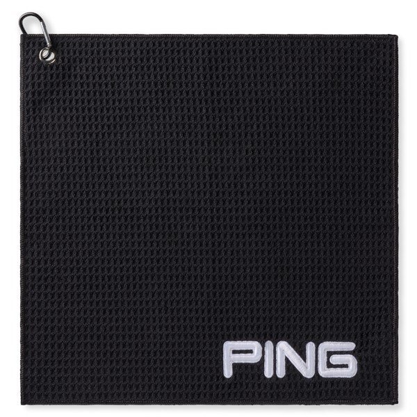 PING Golf Ping Clip serviette de golf, noir