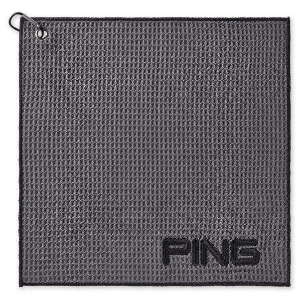 PING Golf Ping Clip serviette de golf, gris foncé