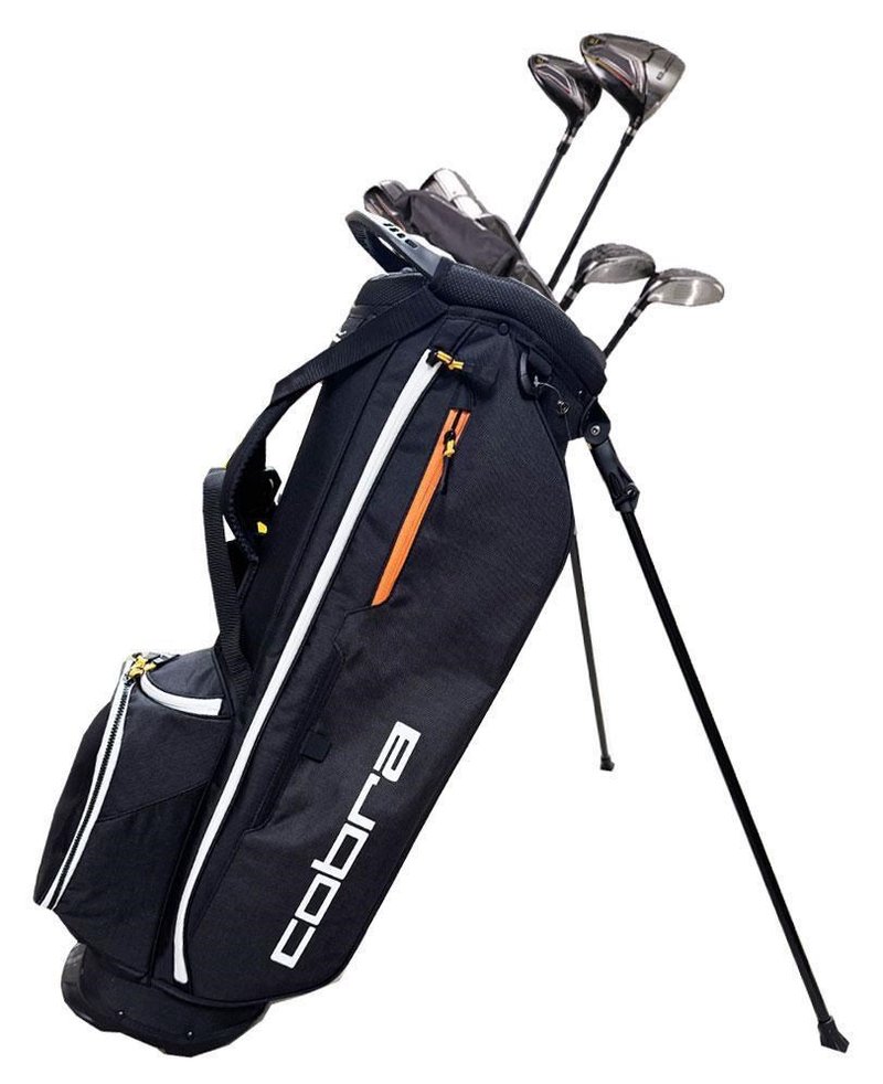 Cobra Fly-XL set de golf homme, graphite, +1" avec stand bag, noir/or