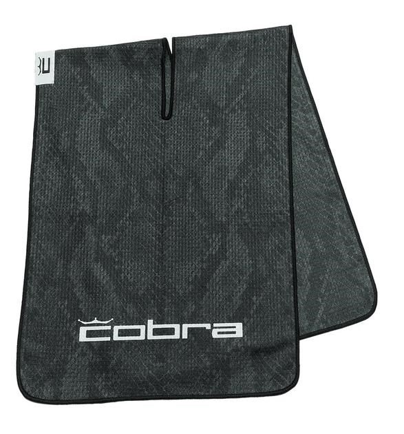 Cobra Snakeskin serviette de golf, noir snakeskin