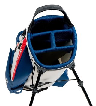 Cobra Ultralight 2 stand bag, sugared almond/estate blue/pop red