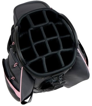 Cobra Ultralight 2 cart bag, noir/or rosé