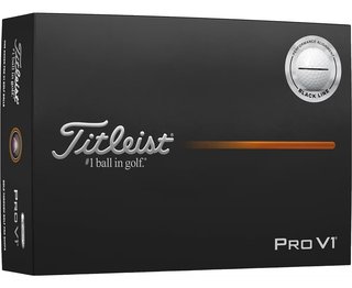 Titleist Pro V1 2025 balles de golf, Performance Alignment BLACK
