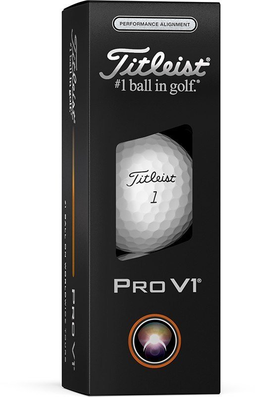 Titleist Pro V1 2025 balles de golf, Performance Alignment BLACK