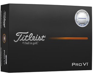 Titleist Pro V1 2025 balles de golf, Performance Alignment Blue