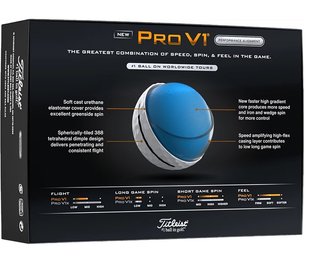Titleist Pro V1 2025 balles de golf, Performance Alignment RED
