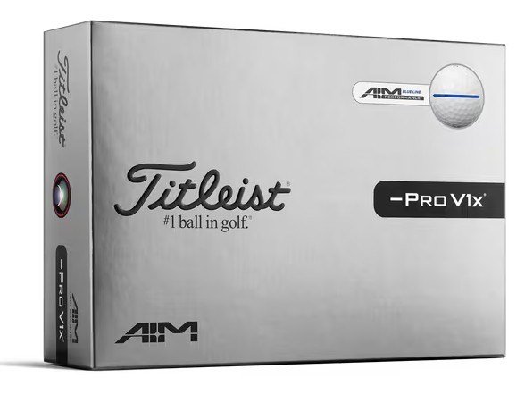 Titleist Pro V1x Left Dash Performance Alignment BLUE balles de golf