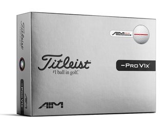 Titleist Pro V1x Left Dash Performance Alignment RED balles de golf