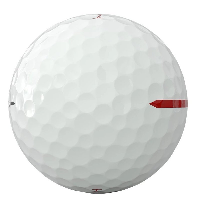 Titleist Pro V1x Left Dash Performance Alignment RED balles de golf