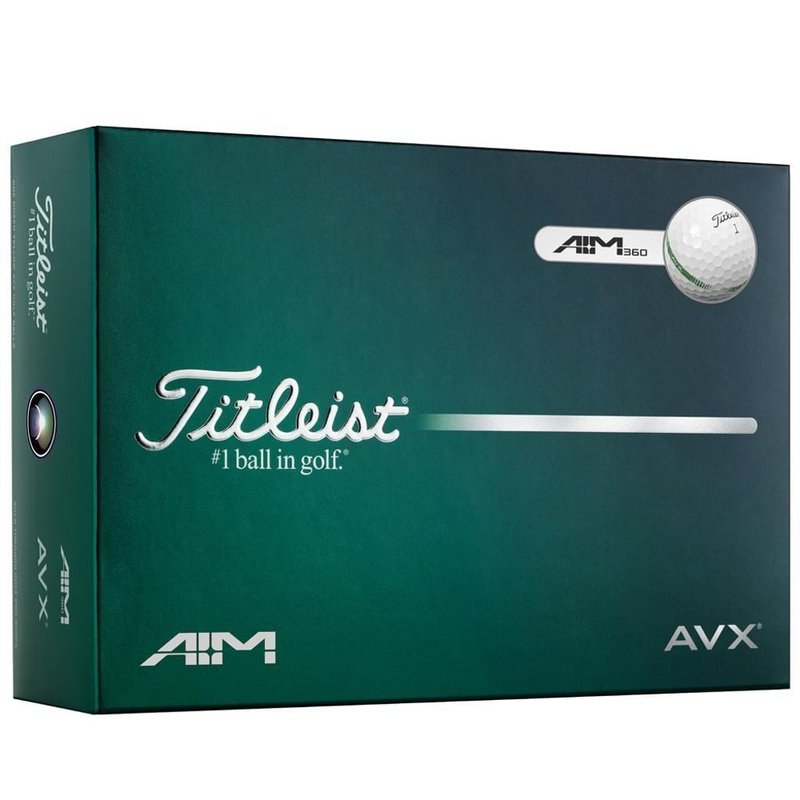 Titleist AVX AIM 360 balles de golf 2026 (12 balles)