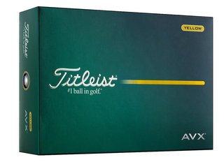 Titleist AVX balles de golf 2026, jaunes