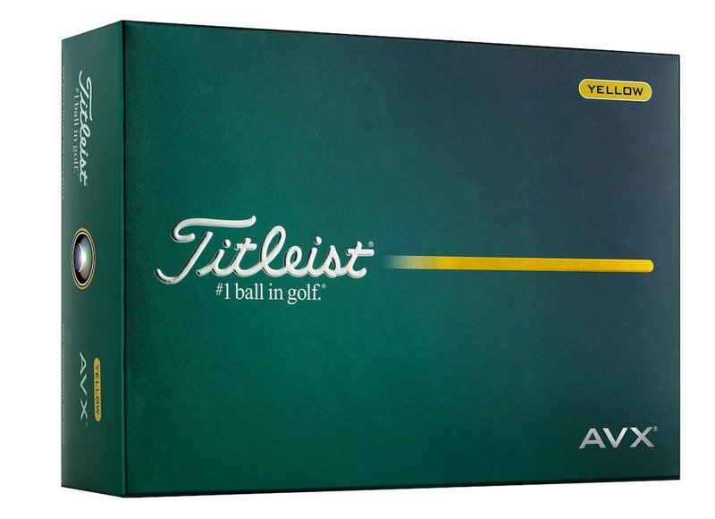 Titleist AVX balles de golf 2026, jaunes
