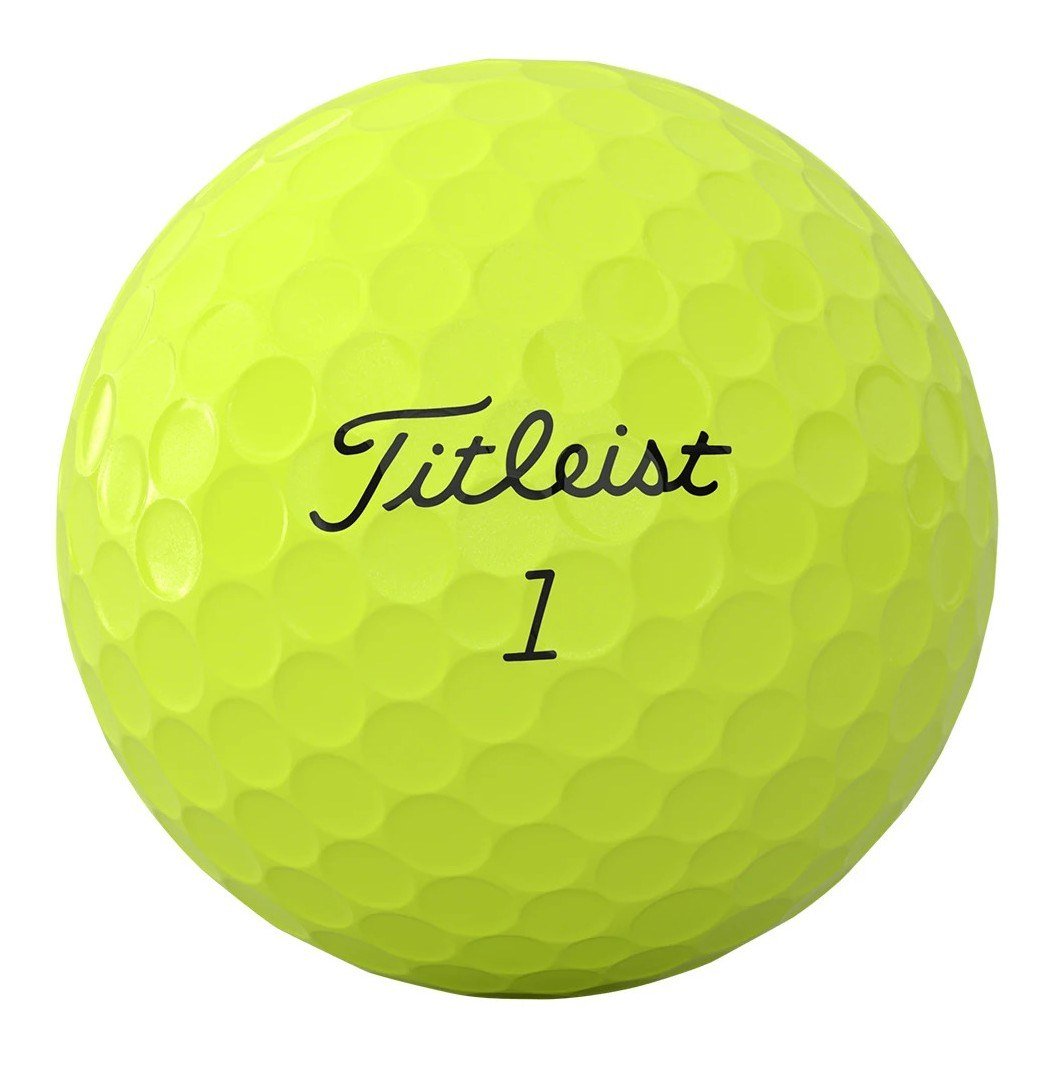 Titleist AVX balles de golf 2026, jaunes