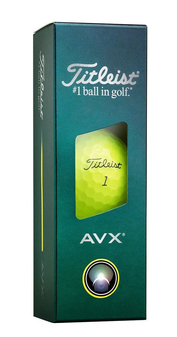 Titleist AVX balles de golf 2026, jaunes