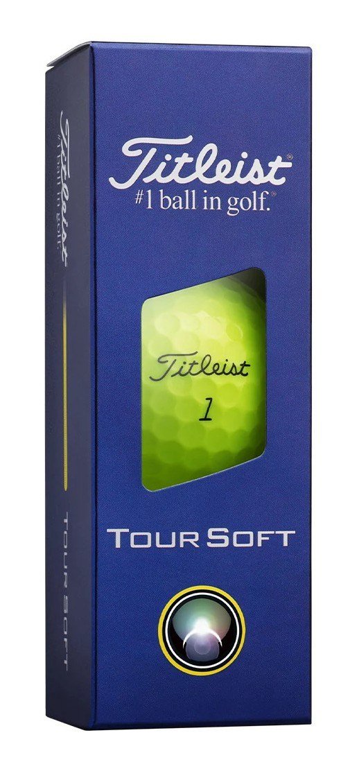 Titleist Tour Soft balles de golf 2026, jaunes