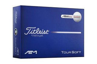 Titleist Tour Soft AIM Red balles de golf, rouges
