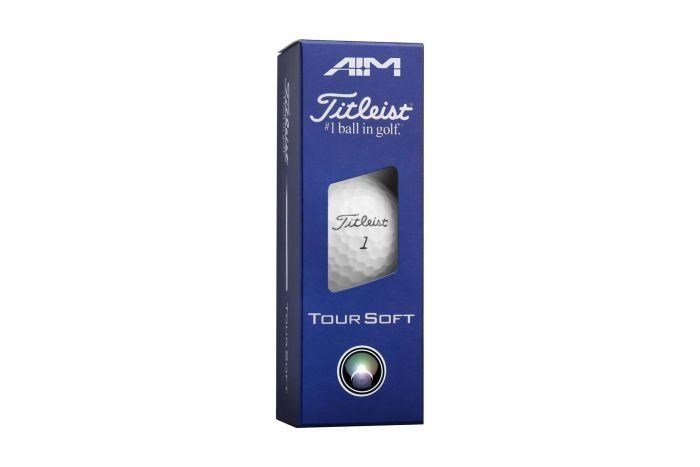 Titleist Tour Soft AIM Red balles de golf, rouges