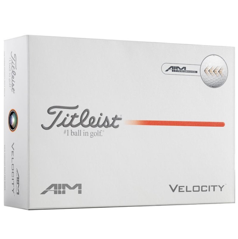 Titleist Velocity AIM Performance balles de golf 2026 (12 balles)