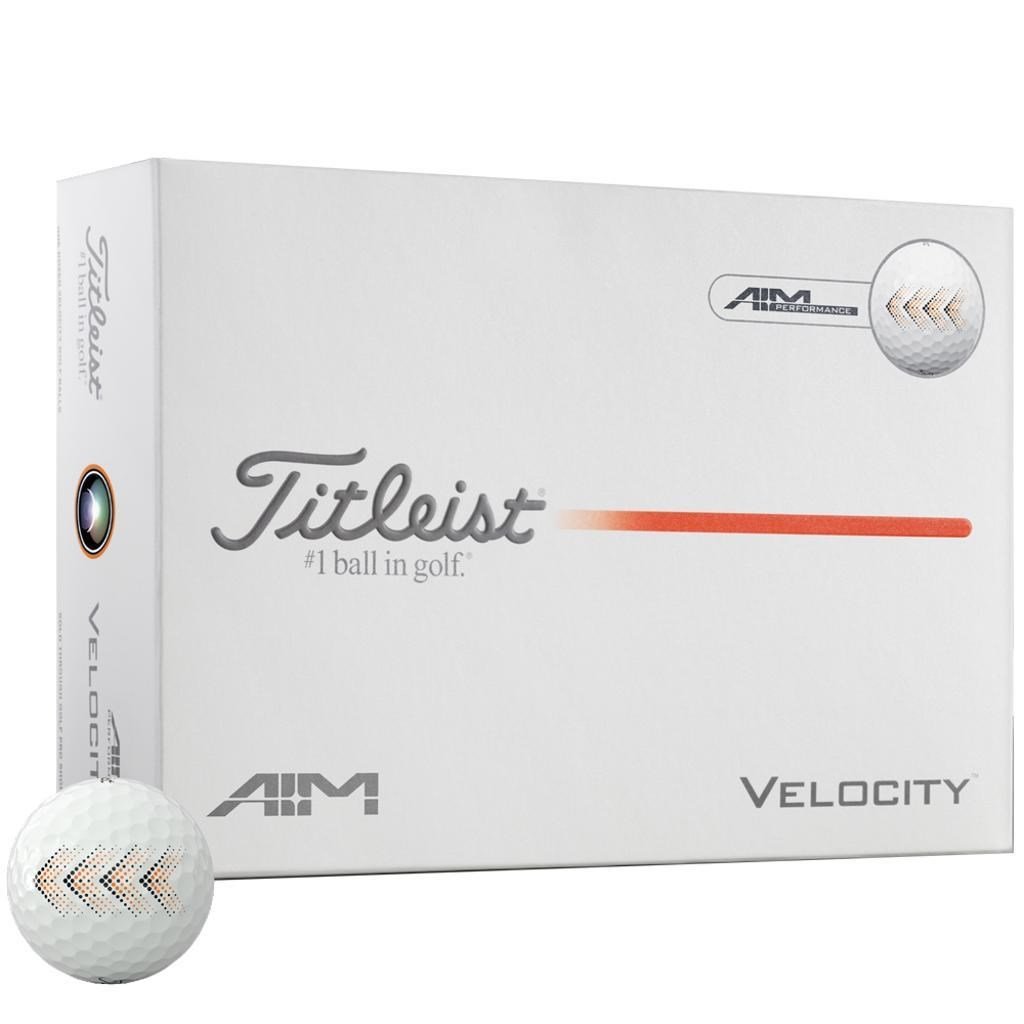 Titleist Velocity AIM Performance balles de golf 2026 (12 balles)