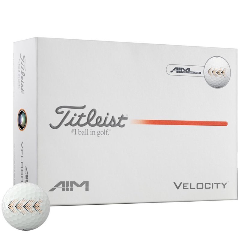 Titleist Velocity AIM Performance balles de golf 2026 (12 balles)