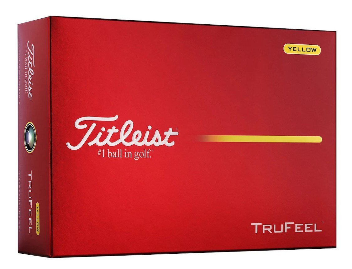 Titleist TruFeel balles de golf 2026, jaunes