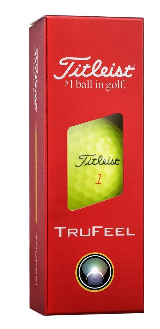 Titleist TruFeel balles de golf 2026, jaunes