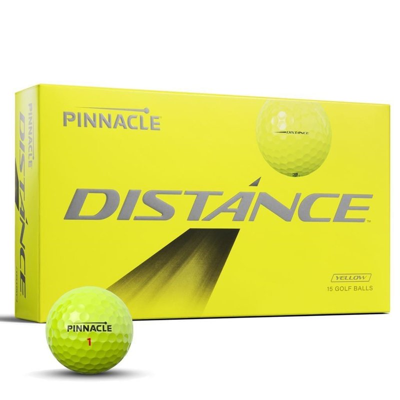 Pinnacle Distance balles de golf, jaunes