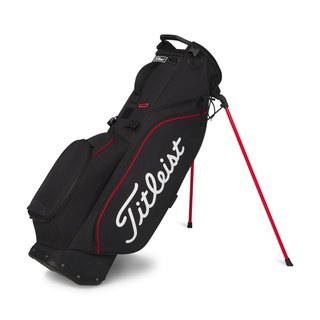 Titleist Players S4 stand bag, noir/rouge/blanc