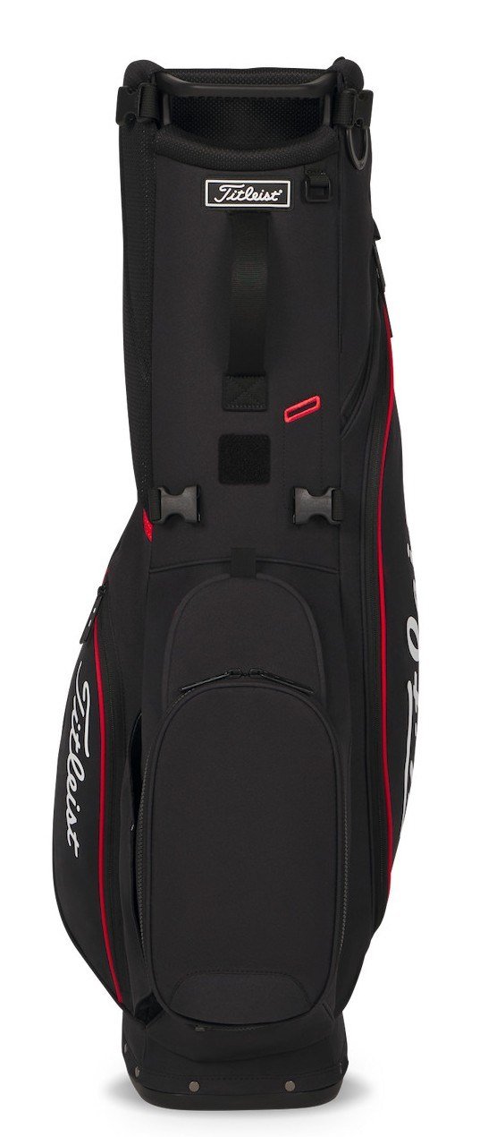 Titleist Players S4 stand bag, noir/rouge/blanc