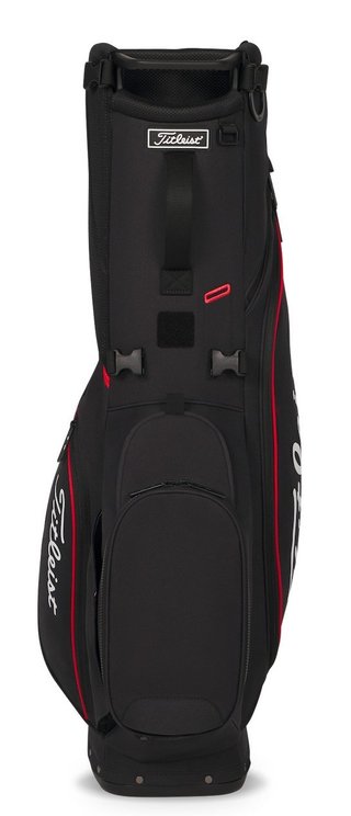 Titleist Players S4 stand bag, noir/rouge/blanc