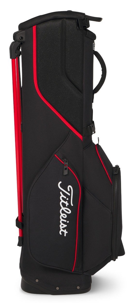 Titleist Players S4 stand bag, noir/rouge/blanc