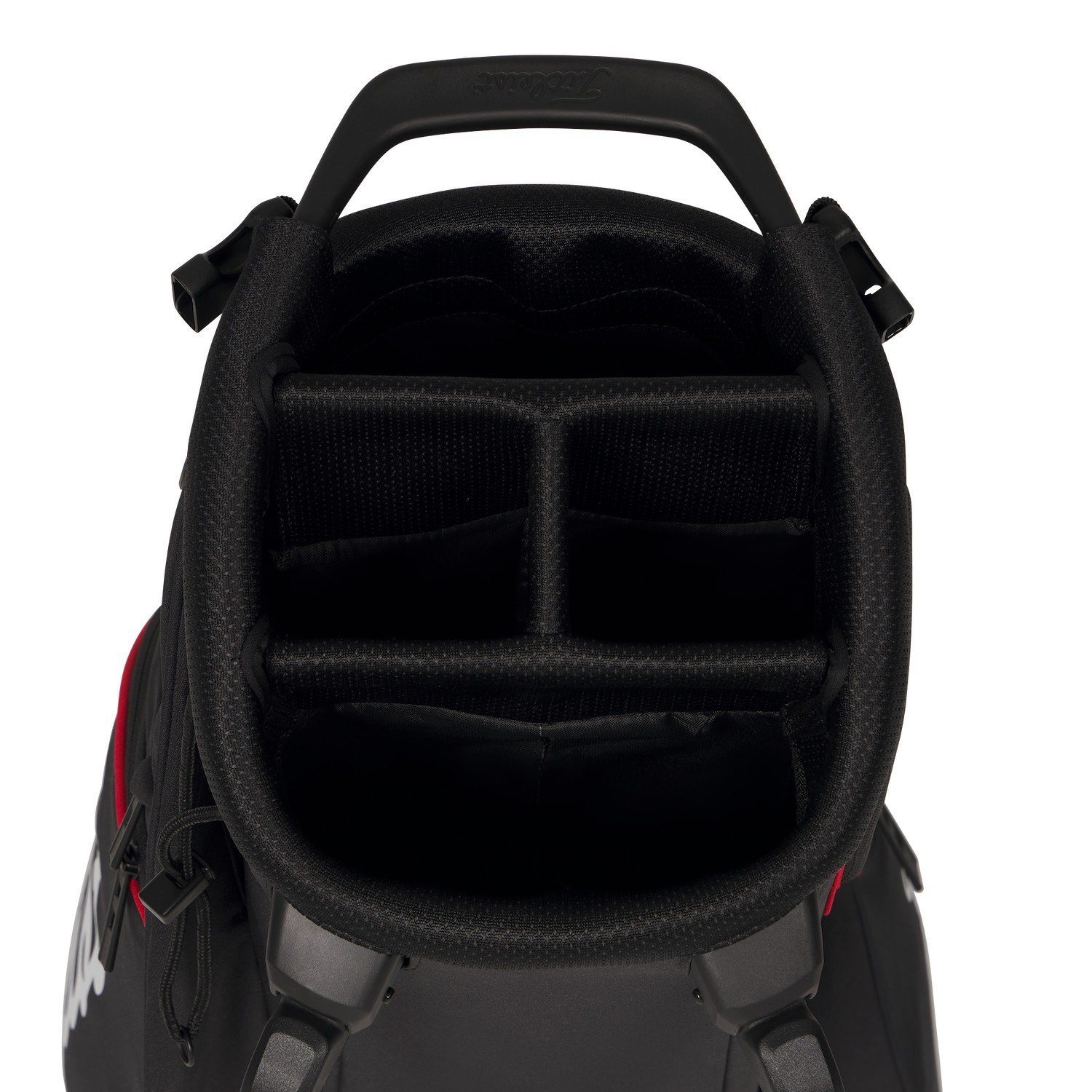 Titleist Players S4 stand bag, noir/rouge/blanc
