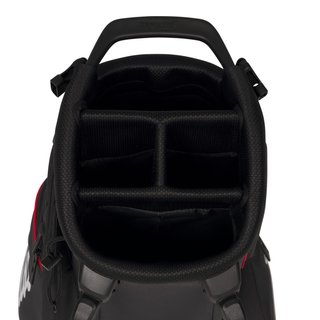 Titleist Players S4 stand bag, noir/rouge/blanc