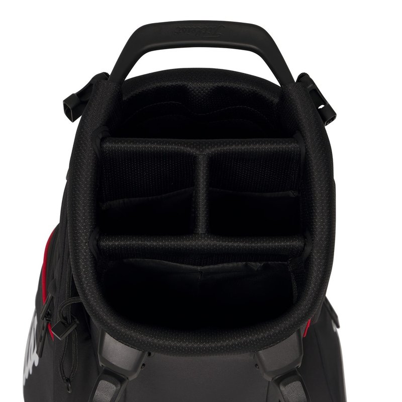 Titleist Players S4 stand bag, noir/rouge/blanc