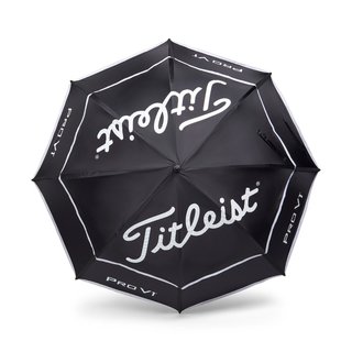 Titleist Tour Double Canopy parapluie, noir/blanc