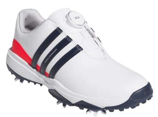 Adidas Tour360 24 Boa chaussures de golf junior, blanches