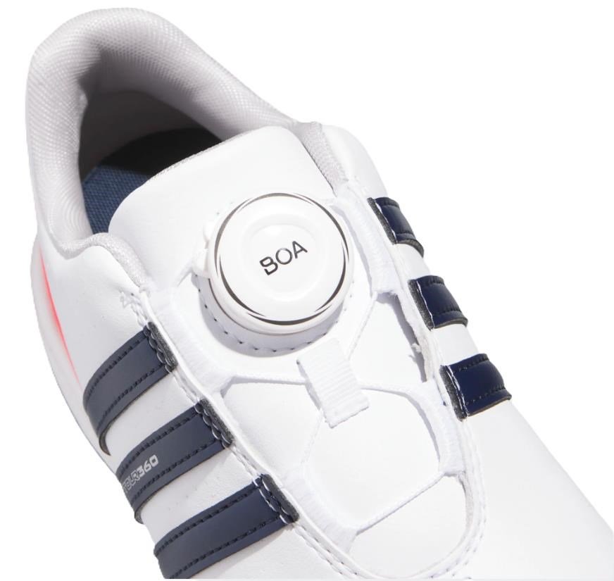 Adidas Tour360 24 Boa chaussures de golf junior, blanches
