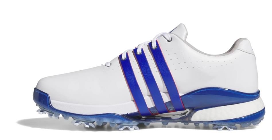Adidas Tour360 24 chaussures de golf homme, blanc/bleu