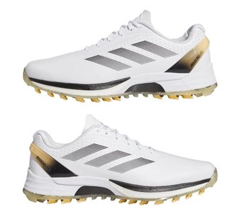 Adidas Adizero ZG Spikeless chaussures de golf homme, blanc/gris