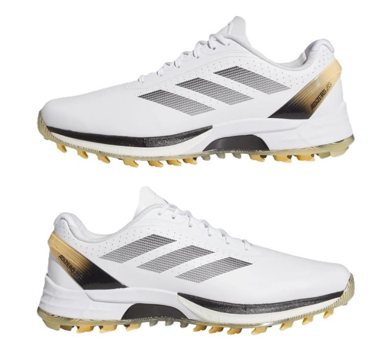 Adidas Adizero ZG Spikeless chaussures de golf homme, blanc/gris