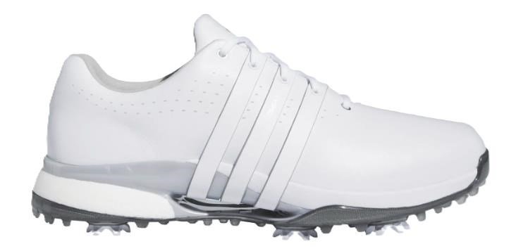 Adidas Tour360 24 Wide chaussures de golf homme, blanc/argent
