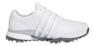Adidas Tour360 24 Wide chaussures de golf homme, blanc/argent