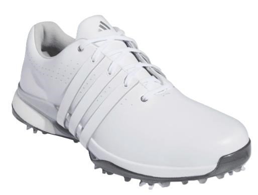 Adidas Tour360 24 Wide chaussures de golf homme, blanc/argent
