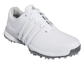 Adidas Tour360 24 Wide chaussures de golf homme, blanc/argent