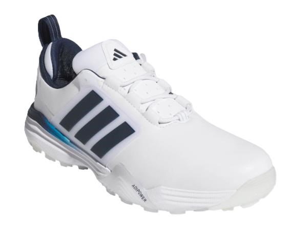 Adidas Adipower 26 Spikeless chaussures de golf homme, blanc/bleu