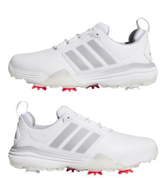 Adidas Adipower 26 chaussures de golf homme, blanc/argent