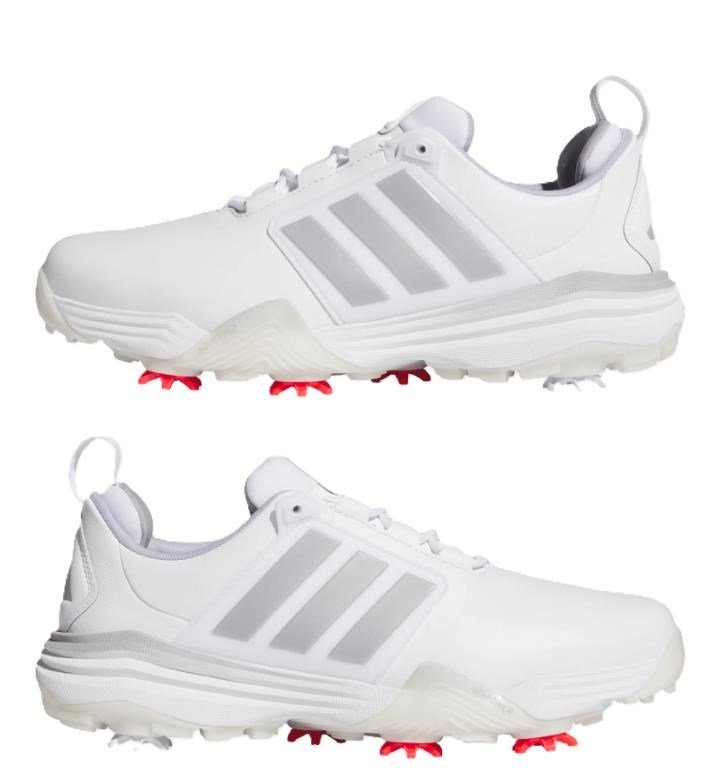 Adidas Adipower 26 chaussures de golf homme, blanc/argent