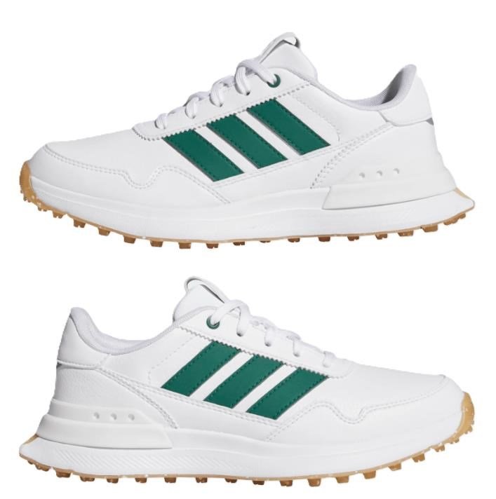 Adidas S2G 26 Spikeless chaussures de golf junior, blanches