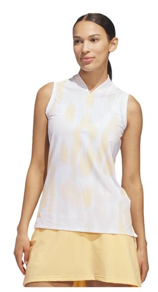 Adidas Ultimate365 Tour Printed Sleeveless polo femme, seicta