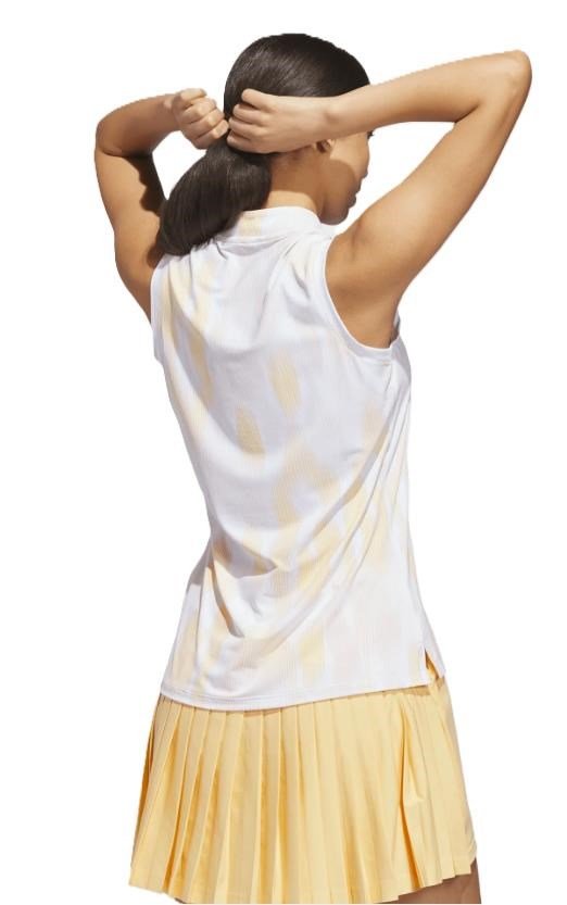 Adidas Ultimate365 Tour Printed Sleeveless polo femme, seicta